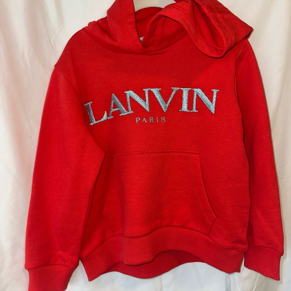 Lanvin Kids Red Hoodie